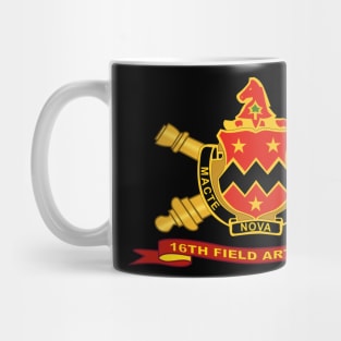 16th Field Artillery w Br - Ribbon Mug